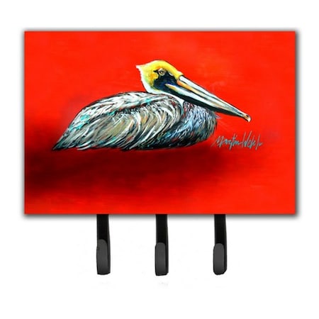 Carolines Treasures Sitting Brown Pelican Leash or Key Holder MW1232TH68